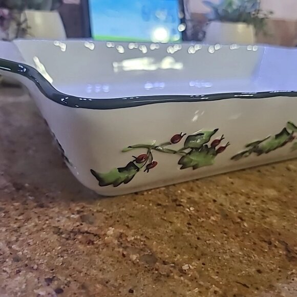 Christopher Radko Traditions Holiday Celebrations - Baking Pan 13” X 9.5” NEW - Picture 8 of 11